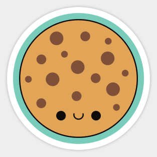 Cute Kawaii Chocolate Cookie Sticker